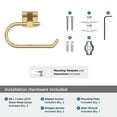 thumbnail image 5 of Amerock Appoint Champagne Bronze Single Post Toilet Paper Holder, 5 of 8