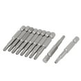 thumbnail image 1 of 1/4" Punta Hexagonal T20 Torx Destornilladores de Seguridad 10 piezas, 1 of 4