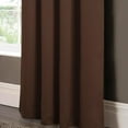 thumbnail image 2 of RT Designers Collection Anchorage Blackout Grommet Curtain Panel 54" x 84" Chocolate, 2 of 2