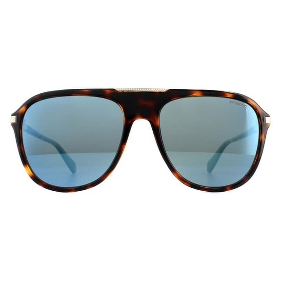 Polaroid Sunglasses P8419 10A LA Beige Havana Brown Gradient Polarized