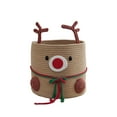thumbnail image 2 of YOHAVEN Christmas Reindeer Storage Basket, Large Cotton Rope Woven Organizer for Living Room Bedroom Laundry Clothes Holiday Home Christmas Decorations, 2 of 6