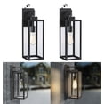 thumbnail image 1 of Luces de pared para exteriores Faymart Lighting, 18 cm, paquete de 2 unidades, 1 of 7
