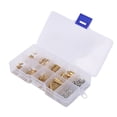 thumbnail image 1 of Kit d'Entretien en Laiton, 260 Pcs Kit d'Espacement d'Entretien Assortiment d'Écrou Boîte Kit d'Écrou Caractéristiques de Pointe, 1 of 14