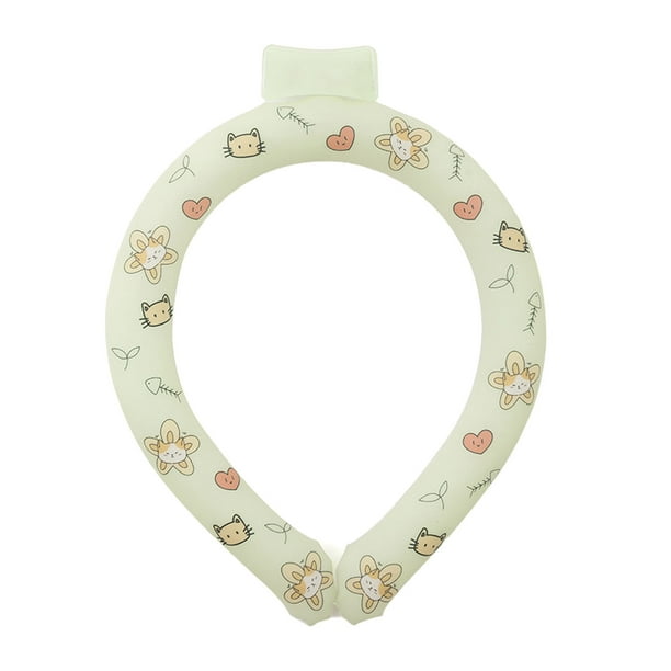 Enfriador de cuello TPU PCM reutilizable, tubo de enfriamiento de cuello, envoltura de cuello refrescante para verano, clima cálido, trabajadores al aire libre, deportes, verde