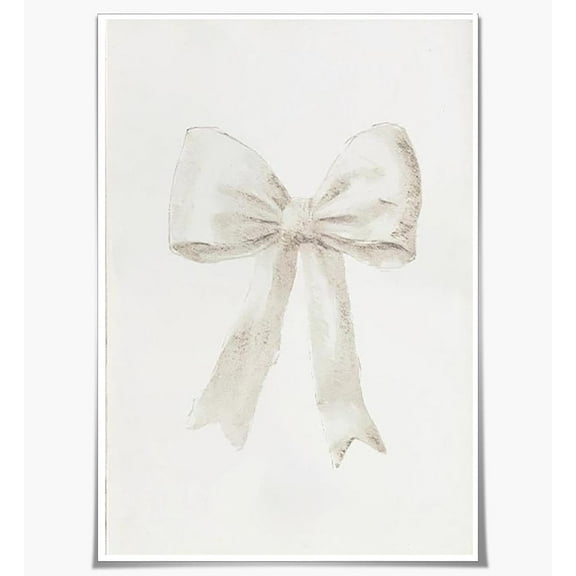 FCCUYE Pink Bow Print, Set of 3, Preppy Wall Art, Teen Room Decor, Preppy Poster, College Apartment Decor, Kids Room Girly Wall Art Pastel Poster, 12x16in Frameless