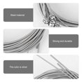 thumbnail image 2 of WEUVEB 5 Pcs Cordes de Basse en Acier Argenté pour Guitaristes Cordes de Basse Courtes, 2 of 8