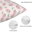 thumbnail image 3 of Pofeuu Floral Strawberr Print Double-sided plush pillowcase Square Throw Pillow Covers Pillows Cover for Living Room Bedroom Sofa Couch Cushion Cover（No pillow core）-20"x20", 3 of 7