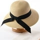 thumbnail image 5 of Sombreros de sol para mujer Sombrero grande de ala ancha Sombrero plegable para mujer Sombreros de paja para las vacaciones de verano, 5 of 8