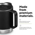 thumbnail image 4 of Klean Kanteen Camp Mug 12 oz Recycled Stainless Steel Black, 4 of 7