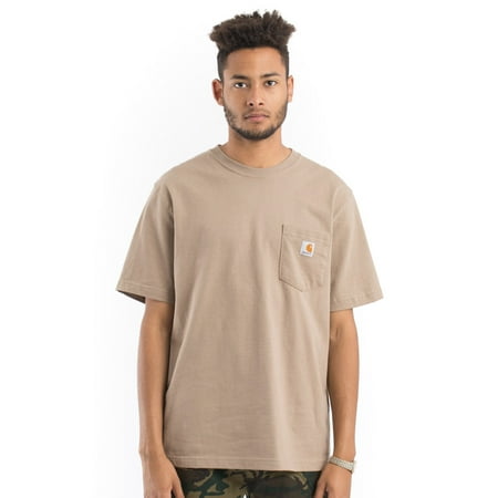 Carhartt Heavyweight Work Shirt - Carhartt, Workwear Pocket T-Shirt - Desert
