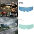 thumbnail image 4 of Transparency Motorcycle Helmet Lens Anti-Fog Patch Film Rain-proof Sticker, 4 of 13