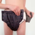 thumbnail image 4 of EcoAble Special Needs Kids' Incontinence Nighttime Diaper Set, Ages 6-16 (Turtle, Junior 3), 4 of 6