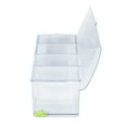 thumbnail image 1 of Servidor De Condimentos, Plástico Transparente Soporte Para Guarnición De Barra De Condimentos Enfriada Con Hielo Barra De Servicio Para Fiestas De Hielo Contenedor De Bandeja, 1 of 7