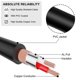 thumbnail image 5 of Cable de audio J&D 2 RCA macho a doble XLR hembra de 1,8 m, 5 of 7