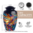 thumbnail image 2 of JAGSHASHI Owl Urn For Ashes - Sunset Mini Keepsake Urns For Human Ashes – Combo of 3 with 1 Large 10 Inch Urn for Mom & Man and 4 Mini Urns for Dad – Memorial Funeral Set for Adult Male & Female, 2 of 7