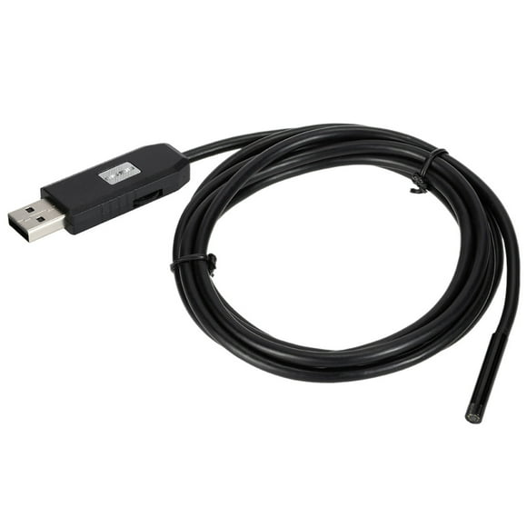 OWSOO 6 LED 7MM Lens Endoscope IP67 Waterproof Inspection Borescope USB Cable Snake Tube Camera 6LED for OTG Compatible with Android Smartphones 2M
