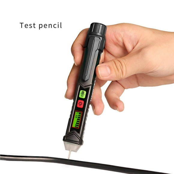 ruzhgo ET8900 pour le Détecteur de Tension AC Sans Contact Testeur Stylo Voltmètre Capteur Crayon de Test Électrique avec Réglage de la Sensibilité 12V à 1000V