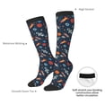 thumbnail image 4 of KLL Spaceships And Stars In Outer Space Print Cool Socks Men's Women's Crew Socks Funny Crazy Novelty Stockings, 4 of 6