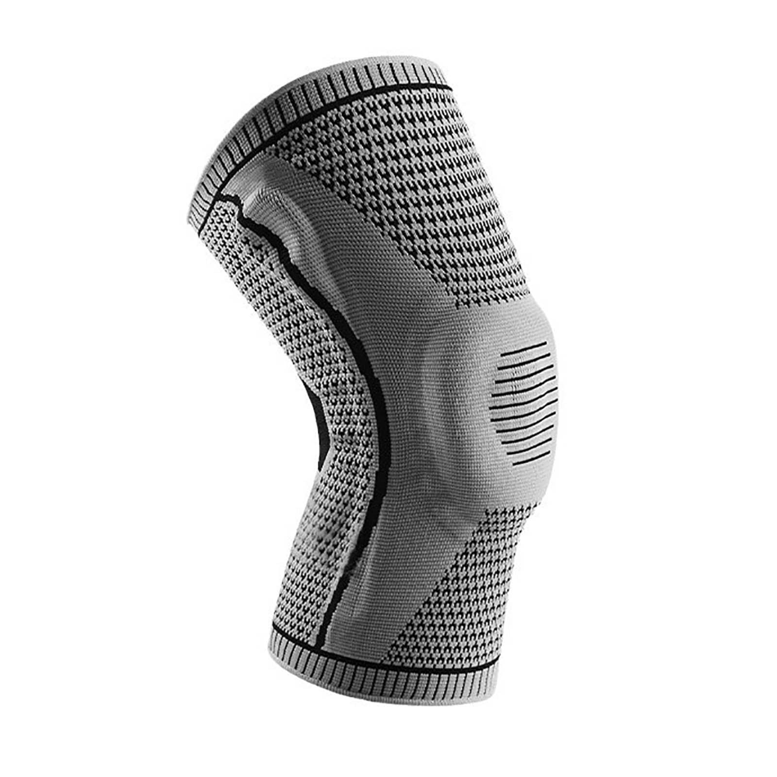 3Pair Knee Compression Sleeve with Stabilizers - Medical Grade Knee Support Brace for Pain Relief, Meniscus Tears & Sports Injuries - Ideal for Running, Hiking, Gym & Workout - Unisex Design