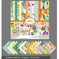 thumbnail image 3 of Inkdotpot Summer Fruit Theme Collection Double-Sided Scrapbook Paper Kit Cardstock 12"x12" Card Making Paper Pack With Sticker Sheet - 16 Pages - Multicolor, 3 of 4