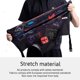 thumbnail image 2 of couvre-bagages Pais Et Rsistant En Couche D'air Extensible (fond Noir Avec Image De Drapeau, L (26"-28")), Lastique, Rsistant La Poussire Et Aux, 2 of 5