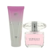 Versace Bright Crystal Perfume Gift Set for Women, 2 Pieces