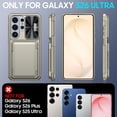 thumbnail image 2 of Oupeigar for Samsung Galaxy S26 Ultra Case Wallet RFID with Lanyard,Cards Holder,Camera Cover,Edge Raised,Rugged Silicone Phone Case-Titanium, 2 of 8