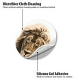 thumbnail image 5 of WIRESTER Round Screen Cleaner (5cm) Microfiber Sticker Cleaner for Smartphones, Tablets, iPad, Camera Lens, Computers, Laptop Screens - Set of 4pcs, Lion, Red Panda, White Tiger & Ferret Pet, 5 of 6