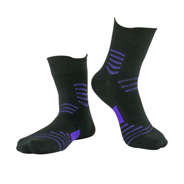 thinsony Hommes Femmes Chaussettes de Compression Courtes Nylon Course à Pied Extérieur Pression Cyclisme Sport Bonneterie