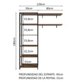 thumbnail image 3 of Estante Multiuso para Lavandería Madesa 5 Repisas 139cm MN, 3 of 5