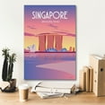 thumbnail image 5 of Epic Graffiti 'Singapore' by Arctic Frame Studio, Canvas Wall Art, 18"x26", 5 of 8
