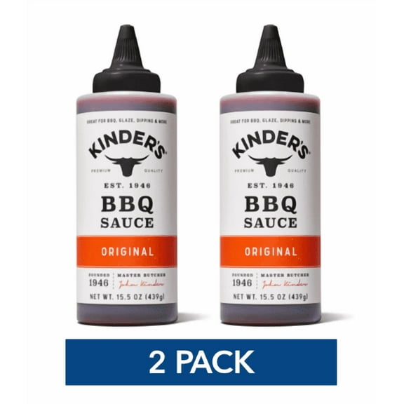 KINDER'S, BBQ Sauce, Mild, 15.5 Oz, (Pack of 2)