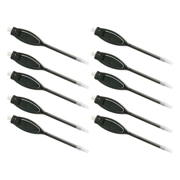 10 lápices de golf, lápices de bolsillo para golf, bolígrafo para marcar puntos, lápices para marcar puntos Negro
