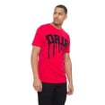 thumbnail image 4 of Victorious Men's Drip Chenille Patched T-Shirts TS7344 - Red - Medium - F19D, 4 of 5