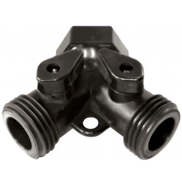Garden Hose Shut Off Valve - 0.75 in. FGHT x 0.75 in. MGHT - 2 Valve