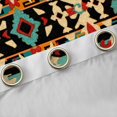 thumbnail image 4 of Homewish Hippie Aztec Blackout Curtains Set of 2 (52x84 Each) For Boys Girls,Bohemian Hippie Window Curtains,Exotic Style Curtains and Drapes,Super Cozy Room Decor, 4 of 6
