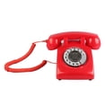 thumbnail image 2 of Teléfono de disco giratorio Baoblaze Estilo Clásico Retro Rojo, 2 of 8
