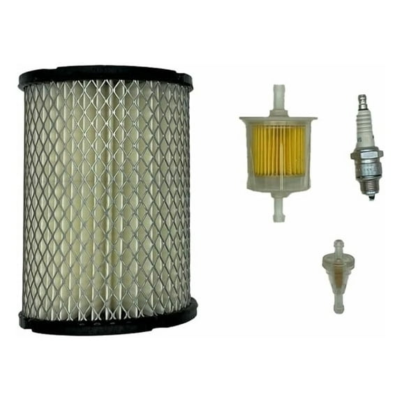Golf Cart Tune Up Kit Compatible with EZGO Marathon 2-Cycle 1976-1994 Gas Golf Carts | Includes Air Filter, Fuel Filter, Plugs | Engine Maintenance Kit