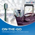 thumbnail image 4 of Disposable travel oral care kit, pre-filled mouthwash bead toothbrush, with floss, toothpick and tongue scraper | single packaging, disposable toothbrush (24 pack), 4 of 4