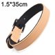 thumbnail image 2 of Collar para perro acolchado de tela impermeable suave de cuero, collar de cuero ajustable duradero para mascotas,, 2 of 5