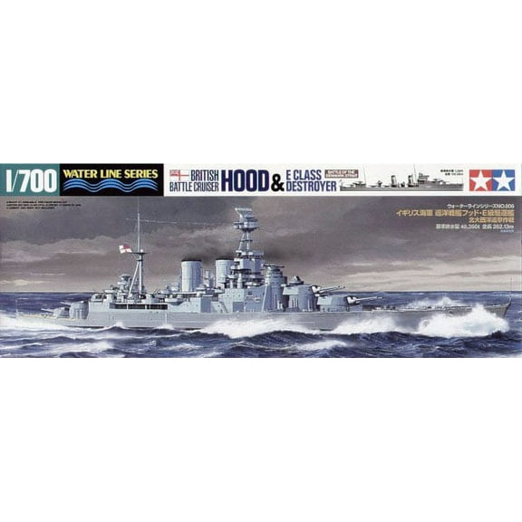 31806 1/700 BC Hood & E Class Destroyer Multi-Colored