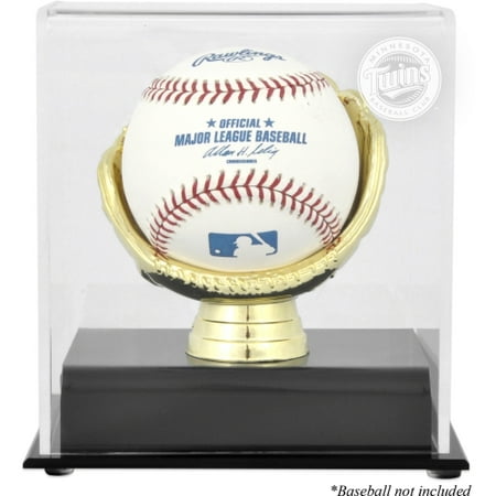 Minnesota Twins Gold Glove Single Baseball Logo Display Case