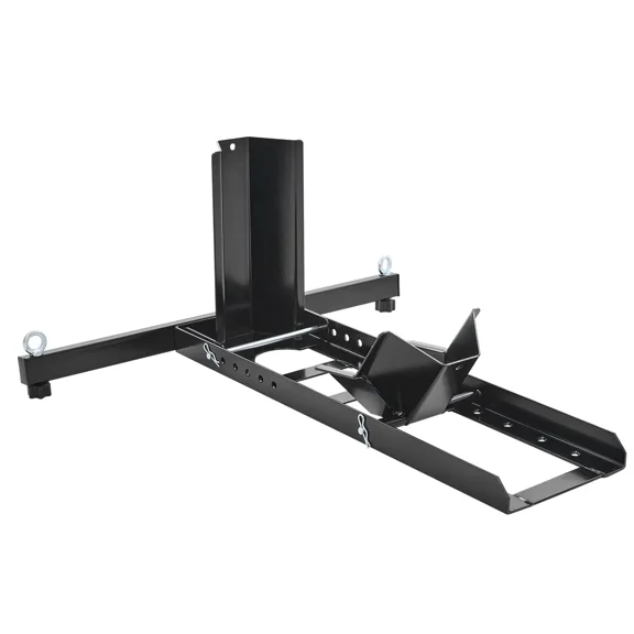 Heavy-Duty Motorcycle Wheel Chock Stand for 15"-22" Off-Road and Standard Bikes,1800 lbs Capacity with 6 Adjustable Holes