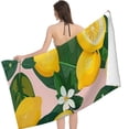 thumbnail image 2 of PHYHOO Lemons Pink Print , Absorbent Quick Dry Swimming Yoga s, Sand Free Microfiber 30x60in, 2 of 8