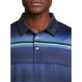 thumbnail image 4 of Ben Hogan Men's and Big Men's Performance Short Sleeve Fading Print Golf Polo Shirt, up to 5XL, 4 of 5
