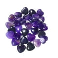 thumbnail image 5 of 20 Pcs Heart Shaped Crystal Beads for Jewelry Making, Amethyst Cabochon Stone Large Flat Back Beads for Crafting, Crystals and Healing Stones Quartz Bulk for Wicca, Reiki, Healing Energy, 5 of 5