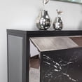 thumbnail image 6 of Dashton Modern Touch Screen Electric Fireplace with Media Storage in Brown/Gold, 6 of 7