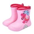 thumbnail image 1 of NOKIO Easy-On 𝗪aterproof Rain Boots for Kids Adjustable Strap Fastening System Reinforced Toe Guard Non-Marking Outsole Cartoon Animal Patterns Boys Girls, 1 of 4
