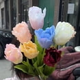 thumbnail image 5 of JINGT 1Pc Artificial Tulip Flower 60Cm For Wedding Party Decor Home Store Decoration Single Large Tulip Festive Beautiful Decor Pink, 5 of 8
