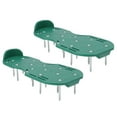thumbnail image 3 of Garden Lawn Aerator Shoes - Green Loop and Hook Design, 3 of 15